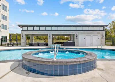 pool and hot tub