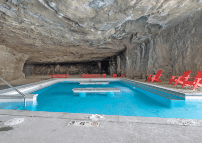 pool in the cave