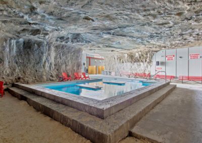 pool in the cave