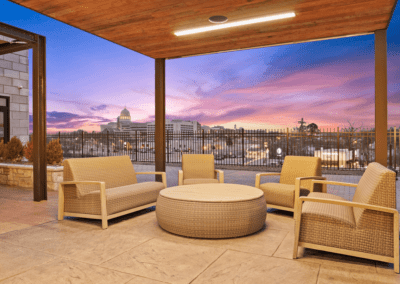 outdoor sitting area