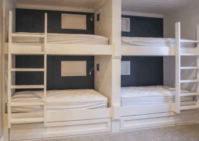 bedroom with loft beds