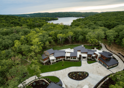 aerial view Ozark Hideaway